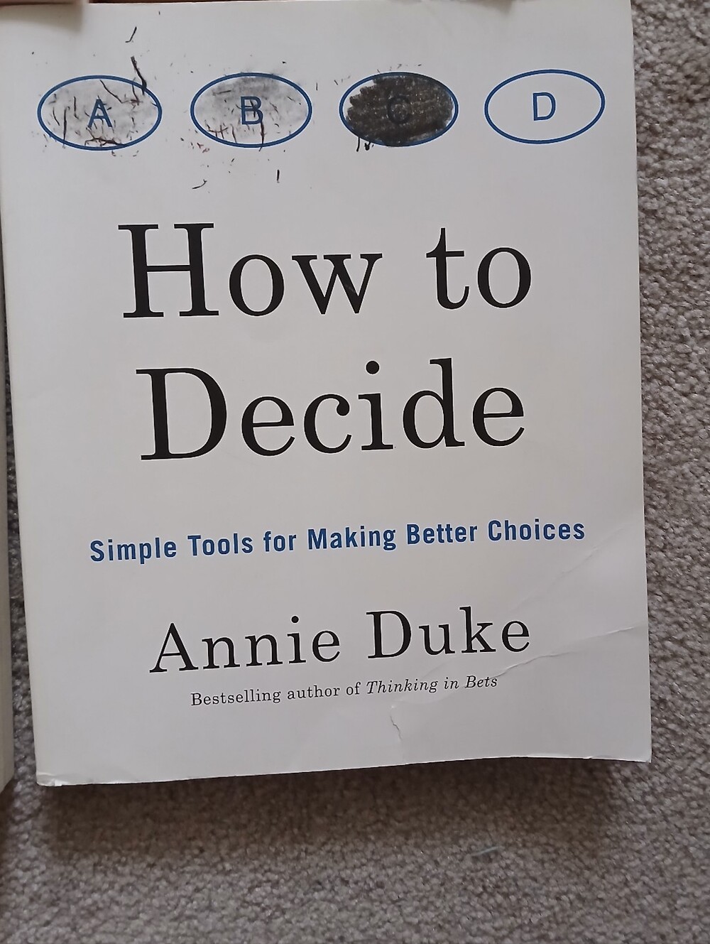 🤯 2/$15 How to Decide - Simple Tools For Making Better Choices - Paperback Book